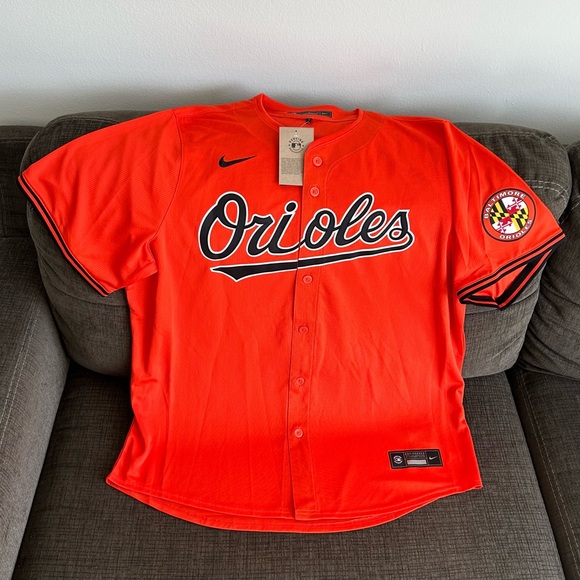 Nike Other - Nike Authentic Baltimore Orioles MLB Baseball Orange Jersey Men’s Sz: XL